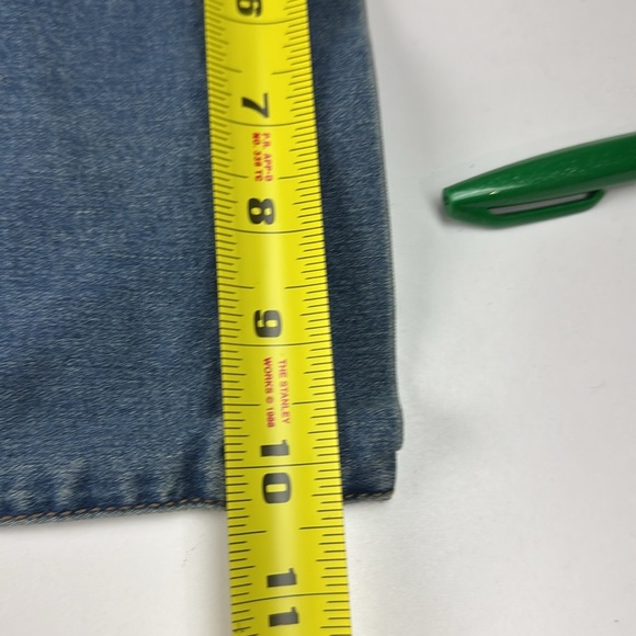 Free People Women's Flared Bell Bottom Blue Jeans size 24 - Picture 9 of 12